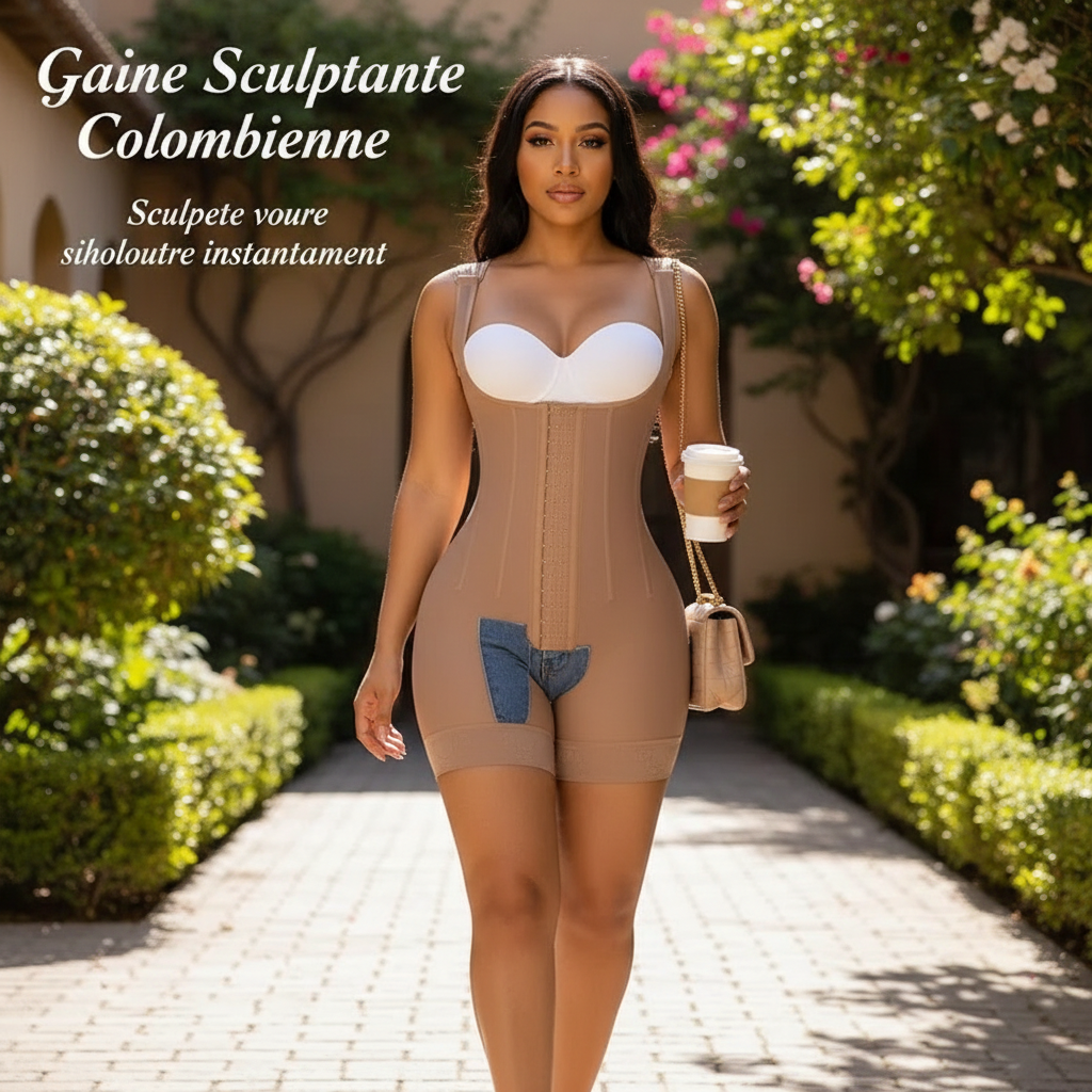 Women Waist Trainer Slimming Butt-Lifting Fajas Colombianas High Compression